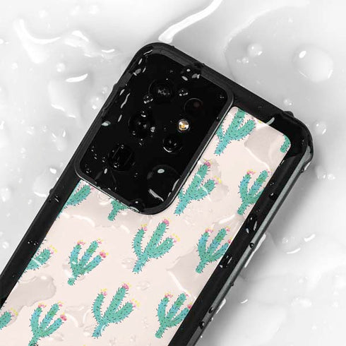 Bouffants and Broken Hearts Cacti 3 Galaxy S24 Ultra Waterproof Case