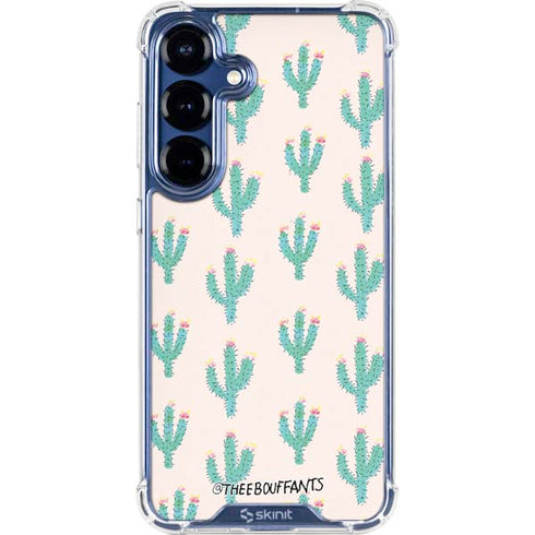 Bouffants and Broken Hearts Cacti 3 Galaxy S25 FE Clear Case