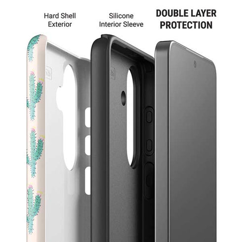 Bouffants and Broken Hearts Cacti 3 Galaxy S26 Impact Case