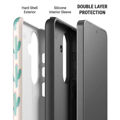 Bouffants and Broken Hearts Cacti 3 Galaxy S26 Plus Impact Case