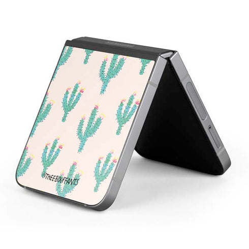 Bouffants and Broken Hearts Cacti 3 Galaxy Z Flip6 Skin