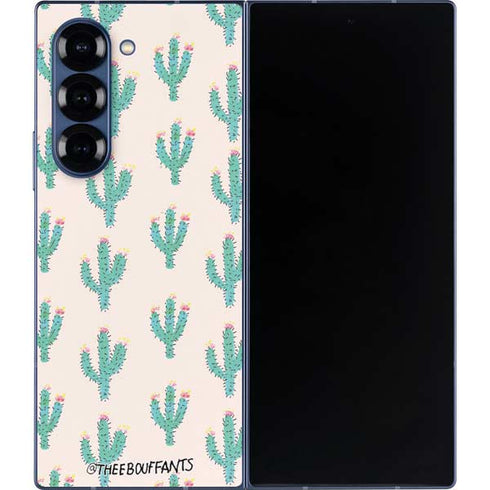 Bouffants and Broken Hearts Cacti 3 Galaxy Z Fold6 Skin