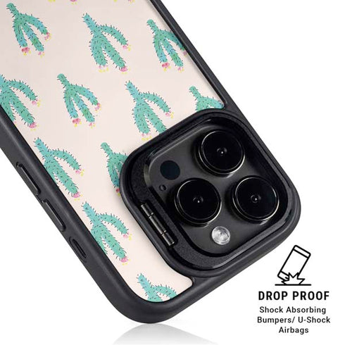 Bouffants and Broken Hearts Cacti 3 iPhone 13 Pro Kickstand Case