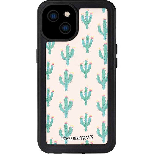Bouffants and Broken Hearts Cacti 3 iPhone 15 Plus Waterproof Case