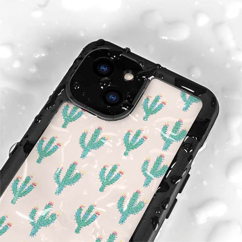 Bouffants and Broken Hearts Cacti 3 iPhone 15 Plus Waterproof Case