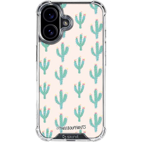 Bouffants and Broken Hearts Cacti 3 iPhone 16 Clear Case