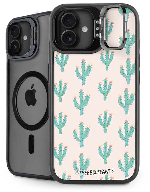 Bouffants and Broken Hearts Cacti 3 iPhone 16 Plus Kickstand Case