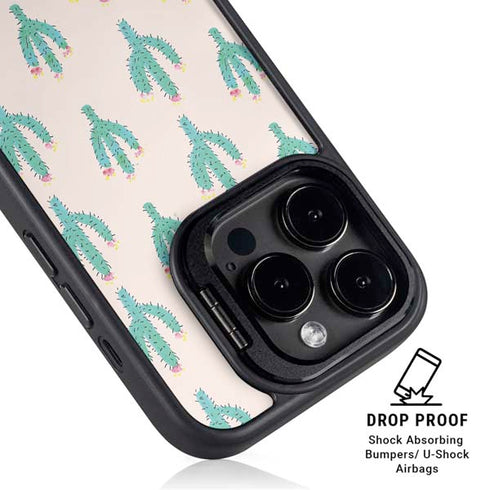 Bouffants and Broken Hearts Cacti 3 iPhone 16 Pro Max Kickstand Case