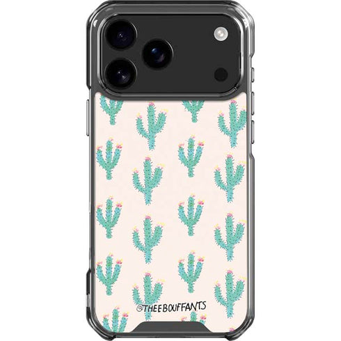 Bouffants and Broken Hearts Cacti 3 iPhone 17 Pro Max Clear Case