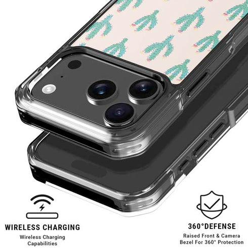Bouffants and Broken Hearts Cacti 3 iPhone 18 Pro Clear Case