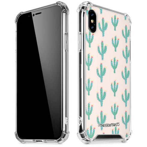 Bouffants and Broken Hearts Cacti 3 iPhone X/XS Clear Case