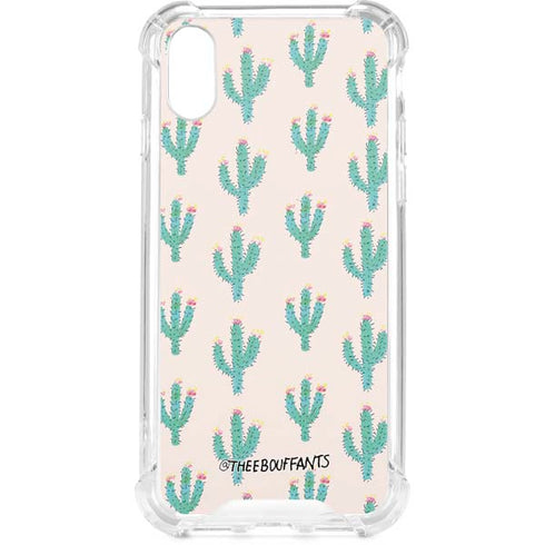 Bouffants and Broken Hearts Cacti 3 iPhone XS Clear Case