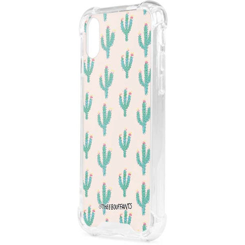 Bouffants and Broken Hearts Cacti 3 iPhone XS Clear Case