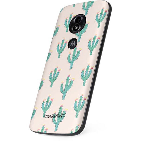 Bouffants and Broken Hearts Cacti 3 Moto E5 Play Skin