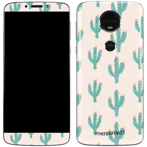 Bouffants and Broken Hearts Cacti 3 Moto E5 Plus Skin