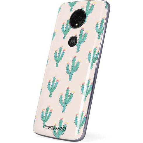 Bouffants and Broken Hearts Cacti 3 Moto E5 Plus Skin