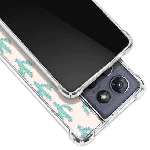 Bouffants and Broken Hearts Cacti 3 Moto G 5G (2025) Clear Case