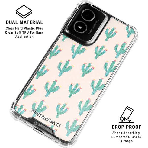 Bouffants and Broken Hearts Cacti 3 Moto G Power 5G (2024) Clear Case