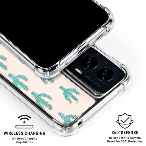 Bouffants and Broken Hearts Cacti 3 Moto G Power 5G (2024) Clear Case