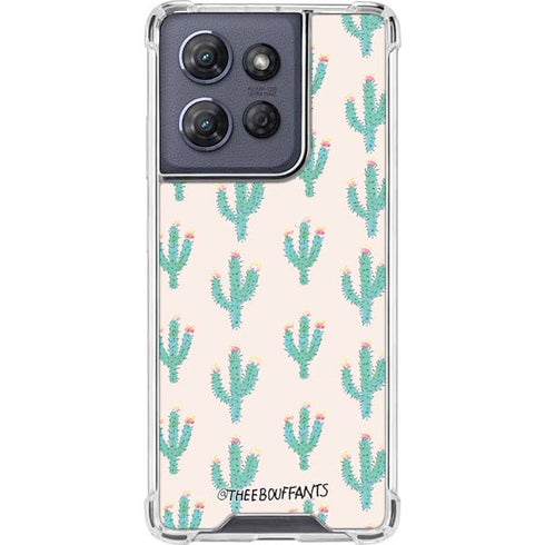 Bouffants and Broken Hearts Cacti 3 Moto G Power 5G (2025) Clear Case