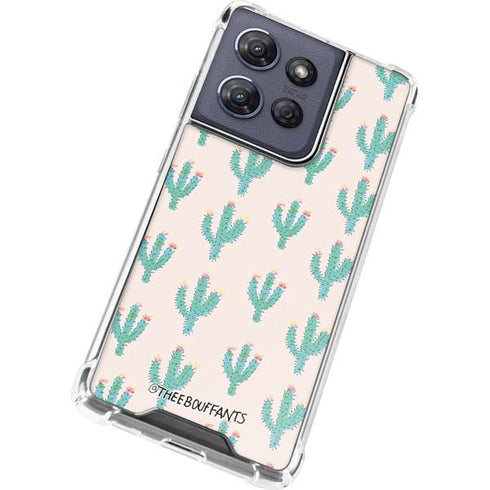 Bouffants and Broken Hearts Cacti 3 Moto G Power 5G (2025) Clear Case