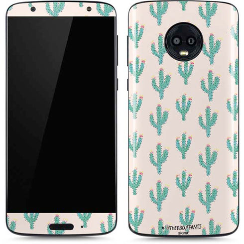 Bouffants and Broken Hearts Cacti 3 Moto G6 Skin