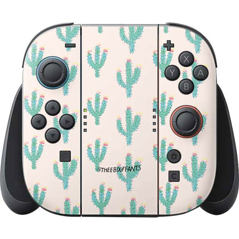 Bouffants and Broken Hearts Cacti 3 Nintendo Skins