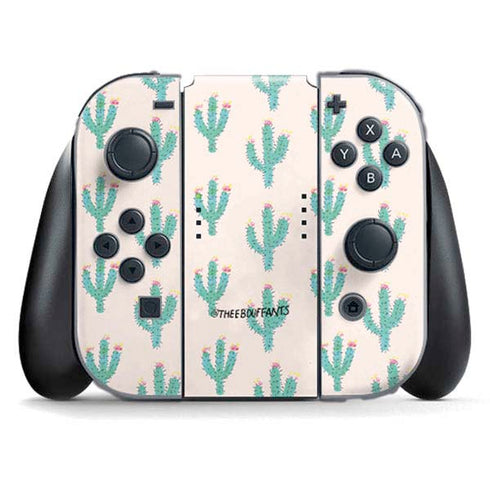 Bouffants and Broken Hearts Cacti 3 Nintendo Skins