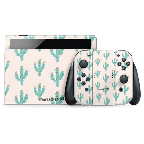 Bouffants and Broken Hearts Cacti 3 Nintendo Skins