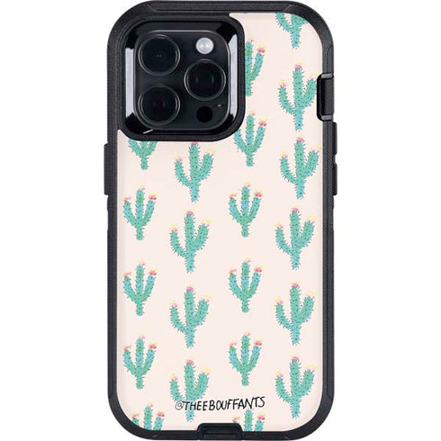 Bouffants and Broken Hearts Cacti 3 Otterbox Defender iPhone Skin
