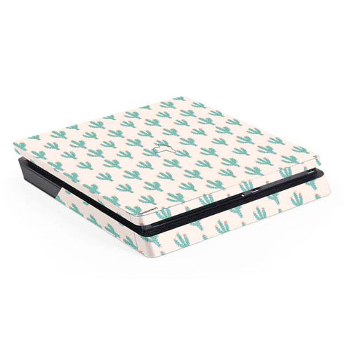 Bouffants and Broken Hearts Cacti 3 PS4 Slim Skin