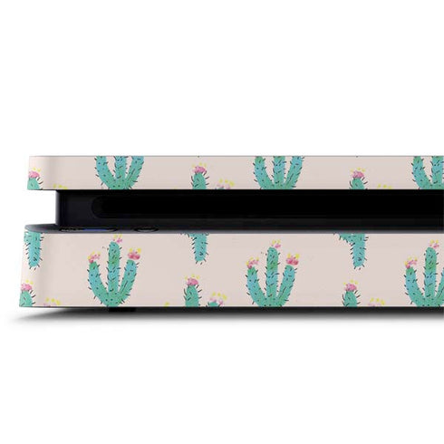 Bouffants and Broken Hearts Cacti 3 PS4 Slim Skin