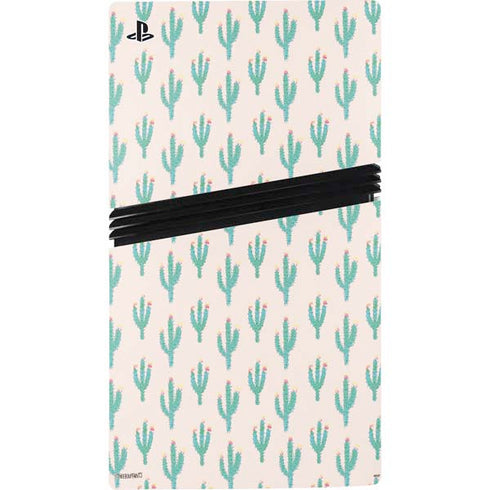 Bouffants and Broken Hearts Cacti 3 PS5 Pro Disk Console Skin