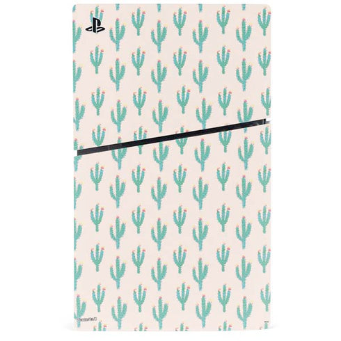 Bouffants and Broken Hearts Cacti 3 PS5 Slim Digital Edition Console Skin