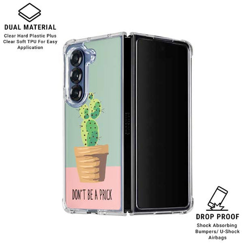 Cactus Prick Galaxy Z Fold6 Clear Case