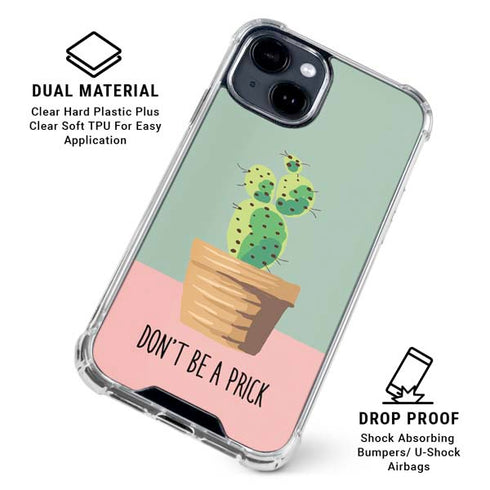 Cactus Prick iPhone 15 Clear Case