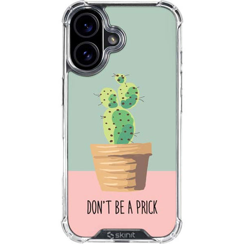 Cactus Prick iPhone 16 Clear Case