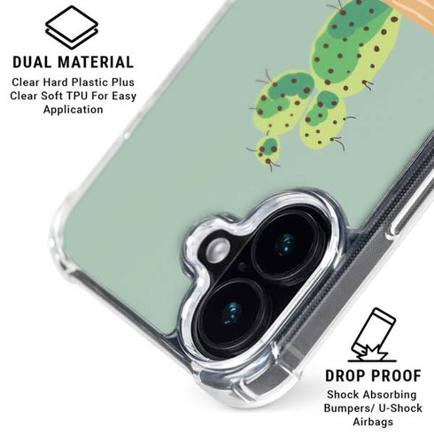 Cactus Prick iPhone 16 Plus Clear Case