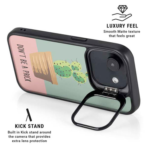 Cactus Prick iPhone 16e Kickstand Case