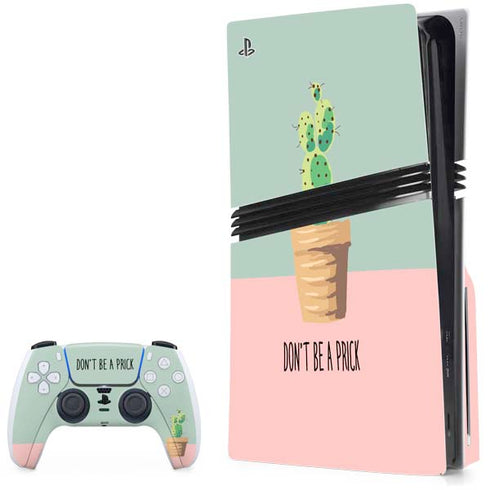 Cactus Prick PS5 Pro Disk Bundle Skin