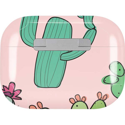 Cactus Print AirPods Skins