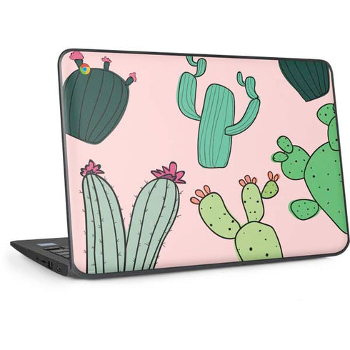 Cactus Print HP Chromebook Skin