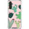 Cactus Print Galaxy A17 Clear Case