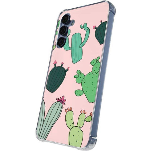 Cactus Print Galaxy A55 5G Clear Case