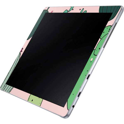 Cactus Print Galaxy Book 12in Skin