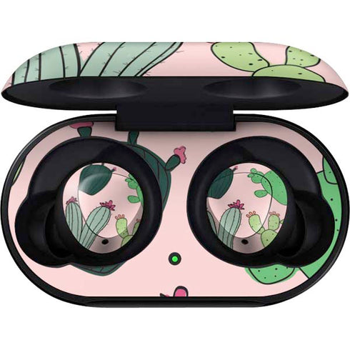 Cactus Print Galaxy Buds Skin