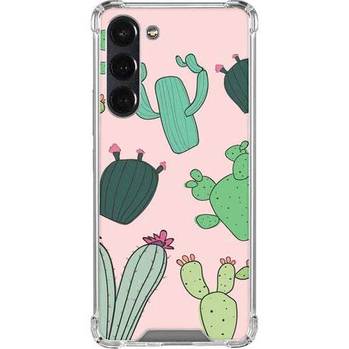 Cactus Print Galaxy S24 FE Clear Case