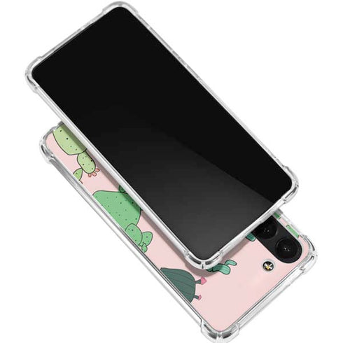 Cactus Print Galaxy S24 FE Clear Case