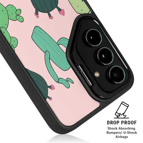 Cactus Print Galaxy S24 FE Kickstand Case