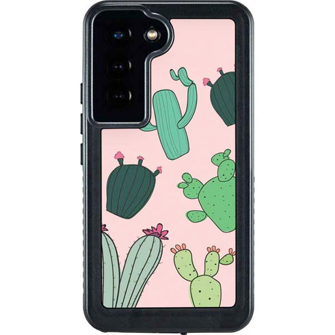Cactus Print Galaxy S24 Waterproof Case